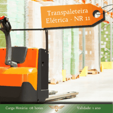 Curso de NR 11 - Transpaleteira Elétrica - Reciclagem - 08 horas