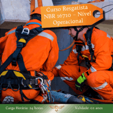 Curso Resgatista em Altura e/ou Espaço Confinado NBR 16710 - Nível Operacional - 24 horas