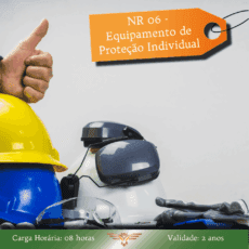 Curso de NR 06 - EPI - 08 horas com Certificado