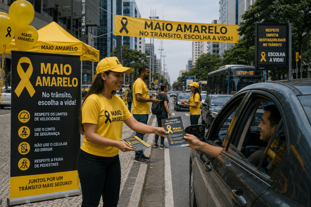 Maio Amarelo: uma campanha pela segurança no trânsito 2 Maio Amarelo: uma campanha pela segurança no trânsito 1 - Blog
