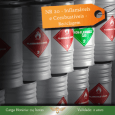 Curso de NR 20 - Inflamáveis e Combustíveis - 04 horas (Reciclagem)