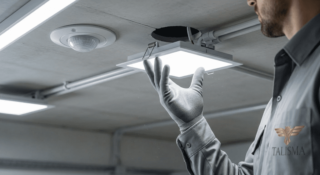 Práticas sustentáveis: Como transformar sua empresa e reduzir custos operacionais 2 Implementação de práticas sustentáveis através de iluminação LED e sensores de presença para economia de energia