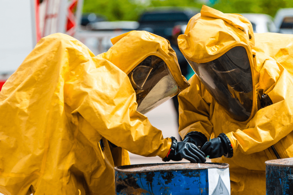 Trabalhadores em ambiente insalubre