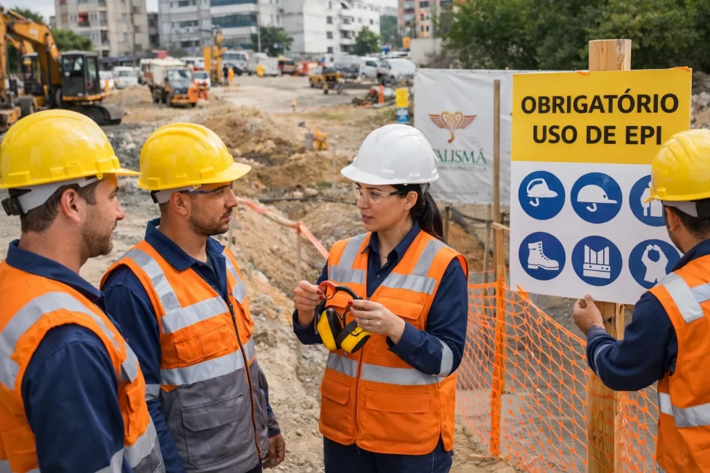 implementação de práticas de QSMS em obra de construção civil com trabalhadores em movimento