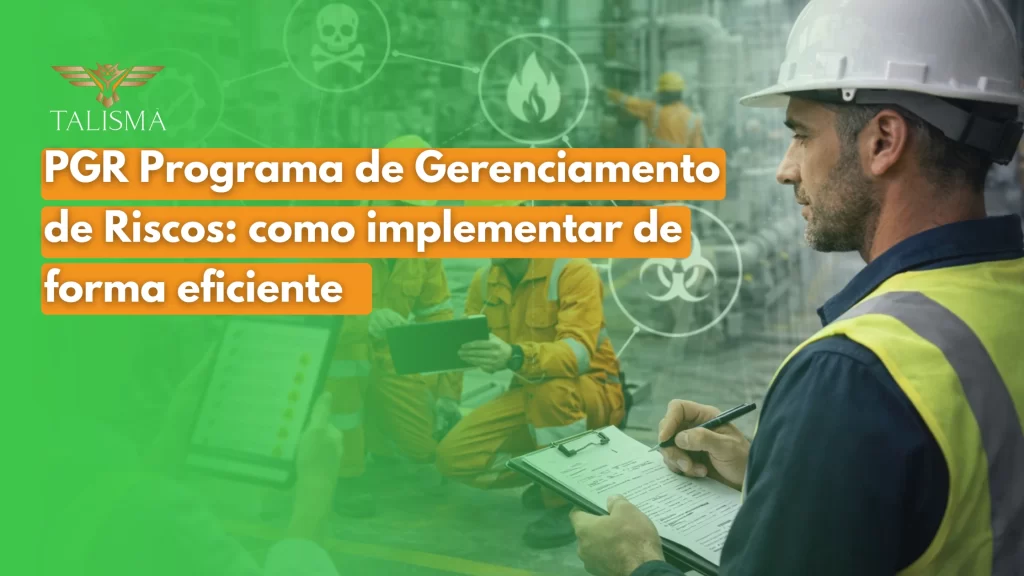 Talisma Program Menu PGR Programa de Gerenciamento de Riscos